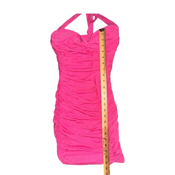 Princess Polly Hello Molly Mini Hot Pink mesh Dress size‎ 4 or small - Picture 4 of 7